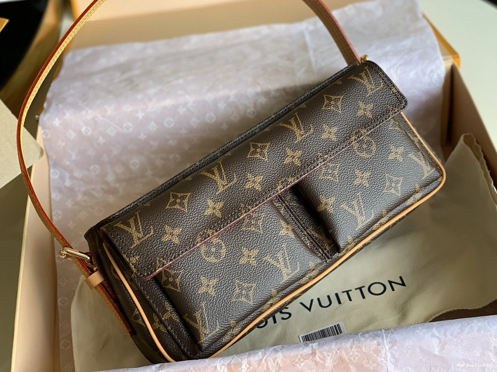 AAA Pruses Bags VUITTON VINTAGE bag-30*11*13CM LOUIS 0728